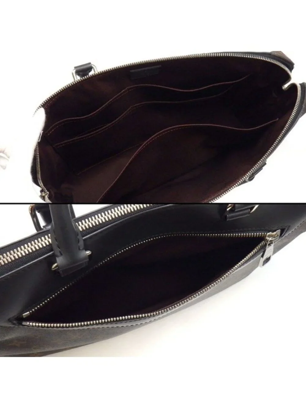 Louis Vuitton Business Bag Porte Documents Jules Monogram Macassar Leather